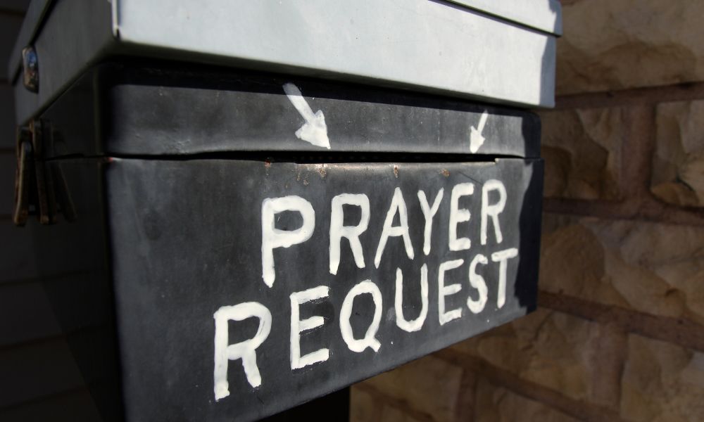 prayer request box